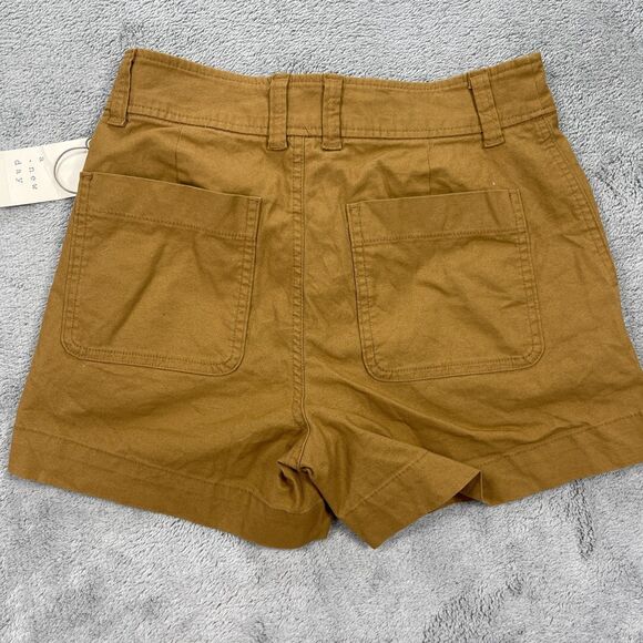 A New Day Everyday Shorts Womens 2 Multicolor Cotton Stretch High Rise Lot of 2 - Picture 3 of 16